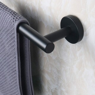 Foto 5 | Foto 5 | Toallero Nearmoon De Acero Inoxidable Grueso 45 7 Cm Negro Mate - Venta Internacional.