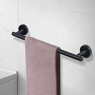 Foto 7 | Foto 7 | Toallero Nearmoon De Acero Inoxidable Grueso 45 7 Cm Negro Mate - Venta Internacional.