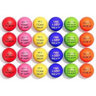 Foto 1 | Foto 1 | Bolas Antiestrés Almah Motivational Para Niños Y Adultos (paquete De 24) - Venta Internacional.