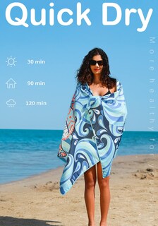 Foto 5 | Foto 5 | Toalla De Playa Widdonen De Microfibra Ligera Sin Arena - Venta Internacional.