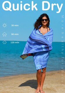 Foto 5 | Foto 5 | Toalla De Playa Widdonen De Microfibra Ligera Sin Arena - Venta Internacional.