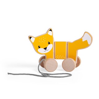 Foto 1 | Foto 1 | Pull Along Toys Bigjigs Toys Fox Madera Certificada Fsc 1 Año - Venta Internacional.