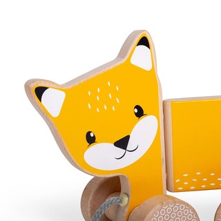 Foto 5 | Foto 5 | Pull Along Toys Bigjigs Toys Fox Madera Certificada Fsc 1 Año - Venta Internacional.