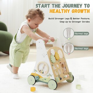 Foto 2 | Foto 2 | Push Walker De Madera Para Bebés Bpmfkid Forest Adventure Con Actividad - Venta Internacional.