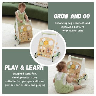 Foto 5 | Foto 5 | Push Walker De Madera Para Bebés Bpmfkid Forest Adventure Con Actividad - Venta Internacional.