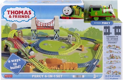 Foto 1 | Foto 1 | Thomas & Friends Pistas Percy 6 En 1 Hhn26