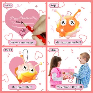 Foto 3 | Foto 3 | Set De Regalo Para El Día De San Valentín Kissfree 30 Tarjetas Con 30 Bolas Inquietas - Venta Internacional.