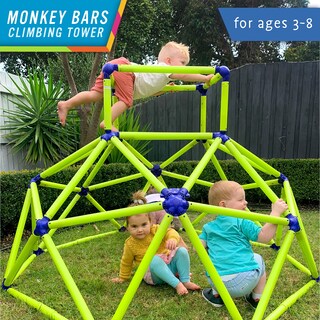 Foto 2 | Foto 2 | Barras Eezy Peezy Monkey Bars Climbing Tower Para Niños De 3 A 6 Años Color Verde Y Azul - Venta Internacional.