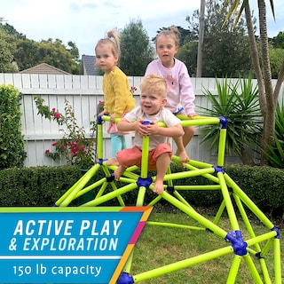 Foto 4 | Foto 4 | Barras Eezy Peezy Monkey Bars Climbing Tower Para Niños De 3 A 6 Años Color Verde Y Azul - Venta Internacional.