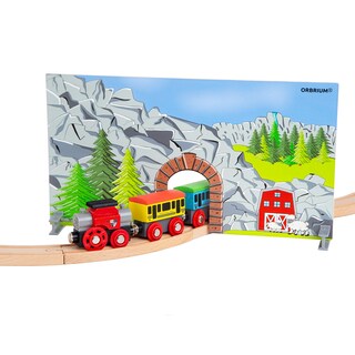 Foto 3 | Foto 3 | Set De 12 Vagones De Tren Orbrium Con Caja De Almacenamiento De Madera Para 3 A 7 Años - Venta Internacional.