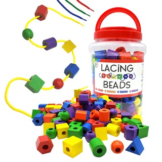 Foto 1 | Foto 1 | Lacing Beads Lmc Products De Madera 125 Piezas Para Niños De 3 Años - Venta Internacional.