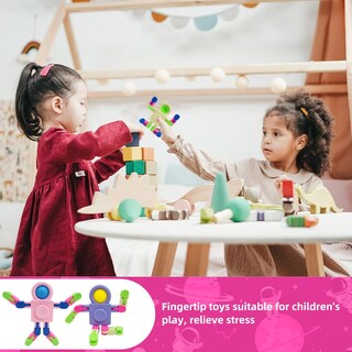 Foto 3 | Foto 3 | Cadena Transformable Fidget Sensory Spinner Toys Aydsutr X12 - Venta Internacional.