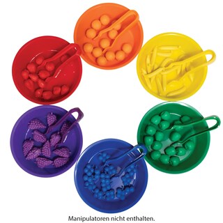 Foto 3 | Foto 3 | Set De Cuencos Y Pinzas Clasificadoras Edxeducation De Más De 18 M Con 6 Colores - Venta Internacional.
