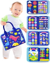 Juguete Montessori Busy Board Walenty Para Niños Pequeños De 1 A 4 Años Con 24 Actividades - Venta Internacional.