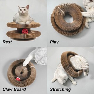 Foto 6 | Foto 6 | Tabla De Rascar Para Órganos Mágicos Con Forma De Gato Comasua Kitten Curl - Venta Internacional.