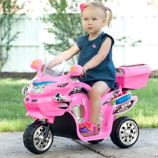Foto 2 | Foto 2 | Motocicleta Eléctrica Lil' Rider De 3 Ruedas Para Niños De 3 A 6 Años Color Rosa - Venta Internacional.