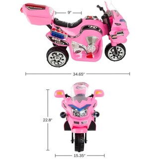 Foto 6 | Foto 6 | Motocicleta Eléctrica Lil' Rider De 3 Ruedas Para Niños De 3 A 6 Años Color Rosa - Venta Internacional.