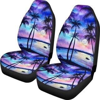 Foto 1 | Foto 1 | Fundas Para Asientos De Coche Toaddmos Asiento Delantero De Estilo Hawaiano - Venta Internacional.