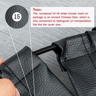 Foto 4 | Foto 4 | Funda De Neumático De Repuesto Moonet Leather Universal 27-29 Pulgadas - Venta Internacional.