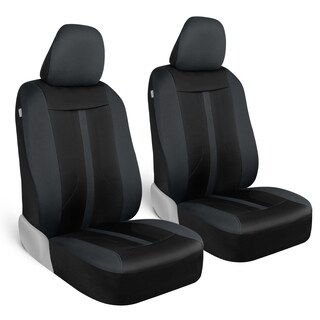 Foto 1 | Foto 1 | Fundas De Asiento Motor Trend De Tela Gris En La Parte Delantera Para Coche Camión Furgoneta - Venta Internacional.