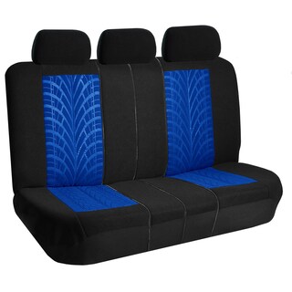 Foto 1 | Foto 1 | Juego De Fundas Para Asientos De Coche Fh Group Color Azul Tela De Primera Calidad Trasera - Venta Internacional.