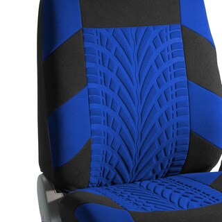 Foto 3 | Foto 3 | Juego De Fundas Para Asientos De Coche Fh Group Color Azul Tela De Primera Calidad Trasera - Venta Internacional.