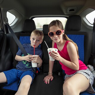 Foto 7 | Foto 7 | Juego De Fundas Para Asientos De Coche Fh Group Color Azul Tela De Primera Calidad Trasera - Venta Internacional.