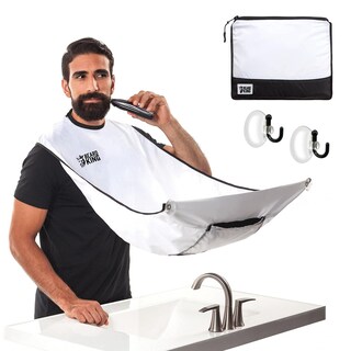 Foto 1 | Foto 1 | Set De Afeitado Beard King Para Hombre Con Forma De Babero Color Blanco - Venta Internacional.