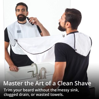 Foto 2 | Foto 2 | Set De Afeitado Beard King Para Hombre Con Forma De Babero Color Blanco - Venta Internacional.