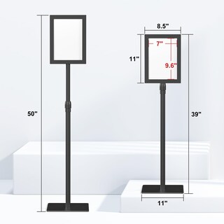 Foto 3 | Foto 3 | Soporte Para Letreros Relx Ajustable Para Exteriores 21 X 29 7 Cm Con Base - Venta Internacional.
