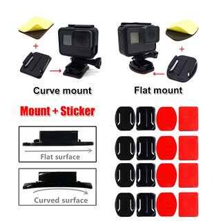 Foto 2 | Foto 2 | Kit De Accesorios: Soportes Adhesivos Para Cascos Para Cámara De Acción Gopro - Venta Internacional.