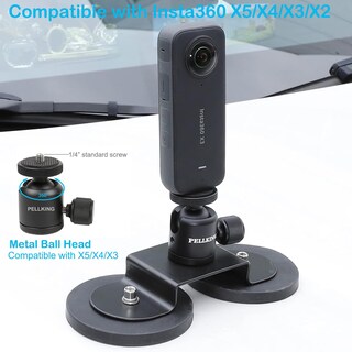 Foto 2 | Foto 2 | Soporte Magnético Para Cámara Pellking Para Gopro/insta360 X5/x4/x3 - Venta Internacional.