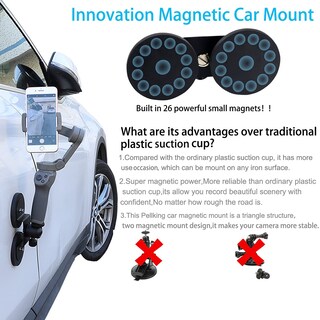 Foto 5 | Foto 5 | Soporte Magnético Para Cámara Pellking Para Gopro/insta360 X5/x4/x3 - Venta Internacional.