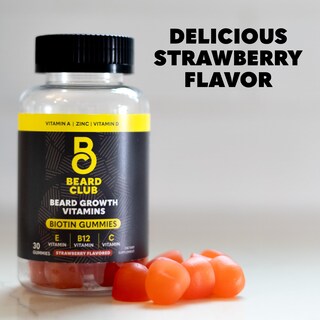 Foto 6 | Foto 6 | Gomitas Vitamínicas Para El Crecimiento De La Barba The Beard Club Biotin Men - Venta Internacional.