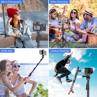 Foto 2 | Foto 2 | Soporte Para Trípode Para Teléfono Y Selfie Stick Sensyne 67 Con Mando A Distancia - Venta Internacional.