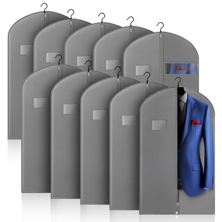 Foto 1 | Foto 1 | Suit Bag Hleelomi Paquete De 10 Unidades Bolsa De Ropa Para Viajes Color Gris - Venta Internacional.