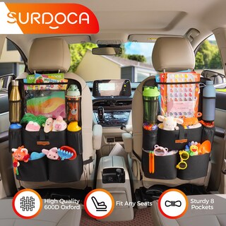 Foto 4 | Foto 4 | Organizadores De Coche Surdoca Mejorados Con Soporte Para Tabletas De 11 Pulgadas - Venta Internacional.