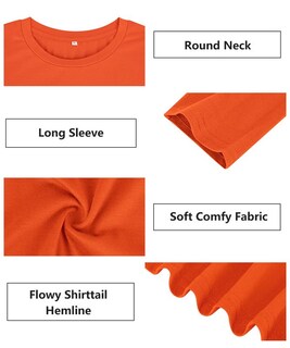 Foto 5 | Foto 5 | Túnica Tiyomi Talla Grande Para Mujer Con Cuello Redondo Y Manga Larga - Venta Internacional.