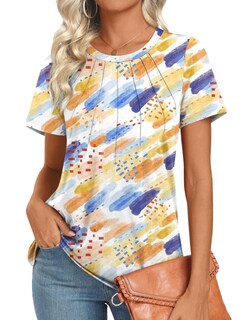 Foto 2 | Foto 2 | Vestido Túnica Addtoo 2025 Para Mujer Manga Corta Manga Corta Floral Xl - Venta Internacional.