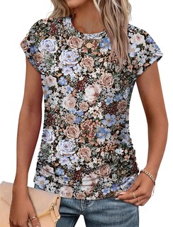 Foto 1 | Foto 1 | Camisetas De Verano Camisas De Manga Corta Para Mujer Blusas Elegantes Sampeel - Venta Internacional.