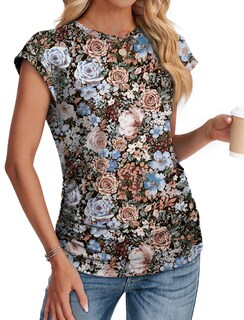 Foto 3 | Foto 3 | Camisetas De Verano Camisas De Manga Corta Para Mujer Blusas Elegantes Sampeel - Venta Internacional.