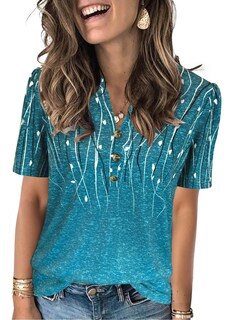 Foto 1 | Foto 1 | Top Xmtopye Con Estampado Floral Con Cuello En V Estilo Bohemio Verano 2025 - Venta Internacional.