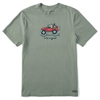 Camiseta Life Is Good Para Hombre Crusher Cuello Redondo Off-road Jake - Venta Internacional.