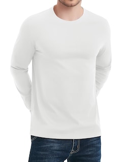 Foto 4 | Foto 4 | Camiseta Blanca De Algodón De Manga Larga Shirt Magnivit Para Hombre - Venta Internacional.