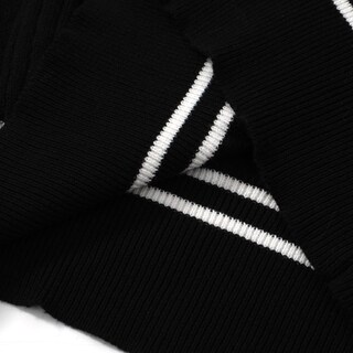 Foto 6 | Foto 6 | Polo Oxknit Para Hombre  Tejido Vintage De Los Años 60  Estilo Mod  Negro - Venta Internacional.