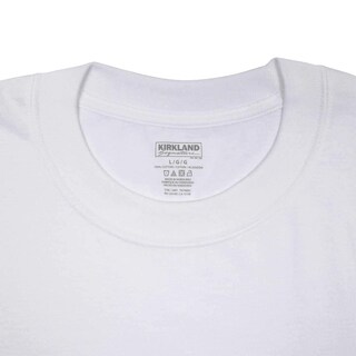 Foto 3 | Foto 3 | Camiseta Kirkland Con Cuello Redondo Para Hombre  Color Blanco  Talla Xl (paquete De 6) - Venta Internacional.