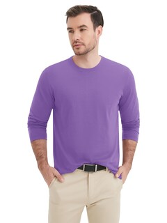 Foto 5 | Foto 5 | Camisa Magnivit Morada De Manga Larga De Algodón Para Hombre - Venta Internacional.