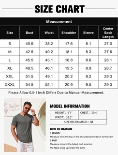 Foto 6 | Foto 6 | Camiseta Coofandy Premium Para Hombre Manga Corta Cuello Redondo Azul Marino - Venta Internacional.