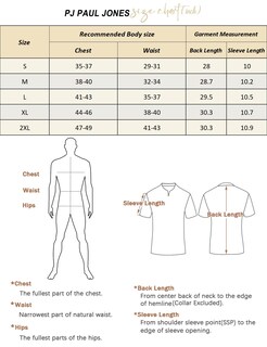 Foto 6 | Foto 6 | Polo Pj Paul Jones  Manga Corta  Cuello En V  Punto Café Para Hombre - Venta Internacional.