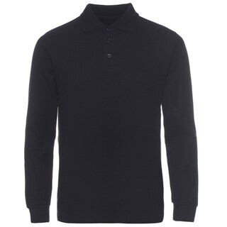 Foto 1 | Foto 1 | Polo Needbo Para Hombre Manga Larga Casual De Algodón Negro - Venta Internacional.